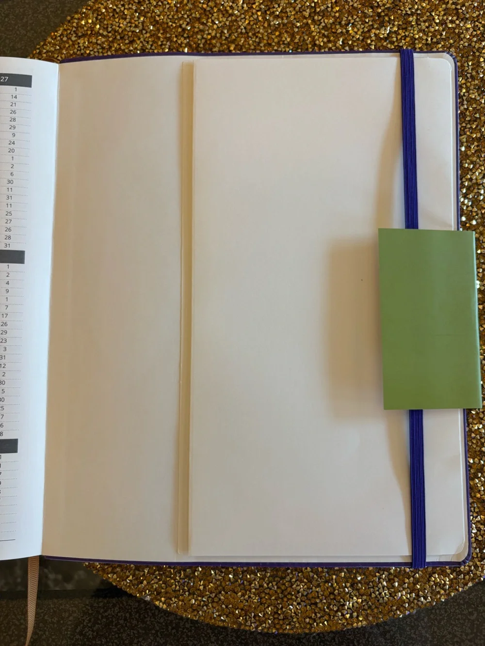 Poprun NWT Purple 18-Month Large Monthly Planner (Jul 2026 - Dec 2027) 8.5”x 10.